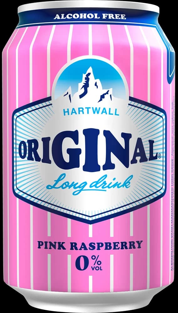Raspberry Hartwall Long Drink can